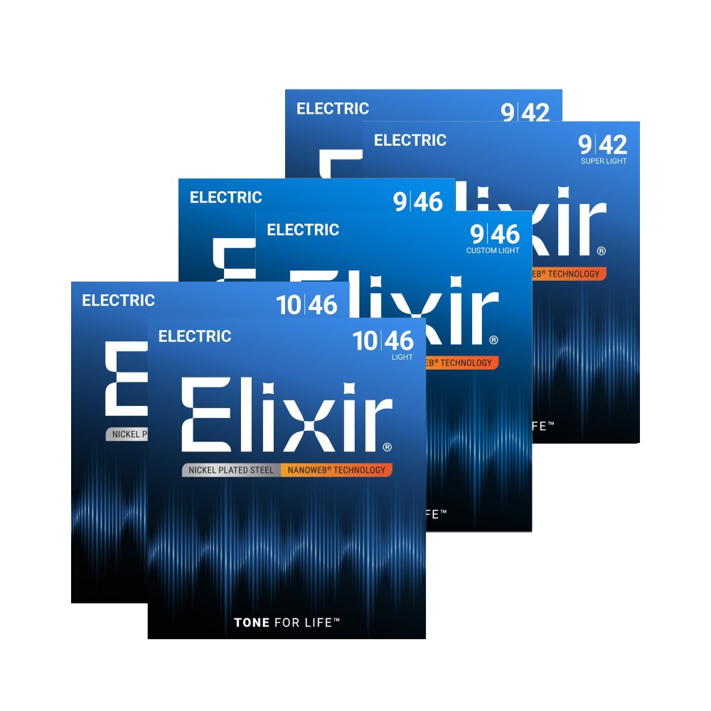 ELIXIR NANOWEB 電吉他弦 鍍鎳鋼弦 經典滑順 長效壽命 兩包優惠價(原廠公司貨)