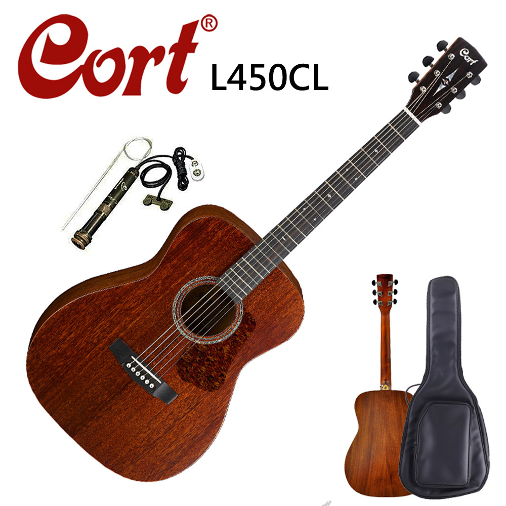 Cort L450CL嚴選桃花心木單板電木吉他-採用LRB aggsEAS-VTC拾音器
