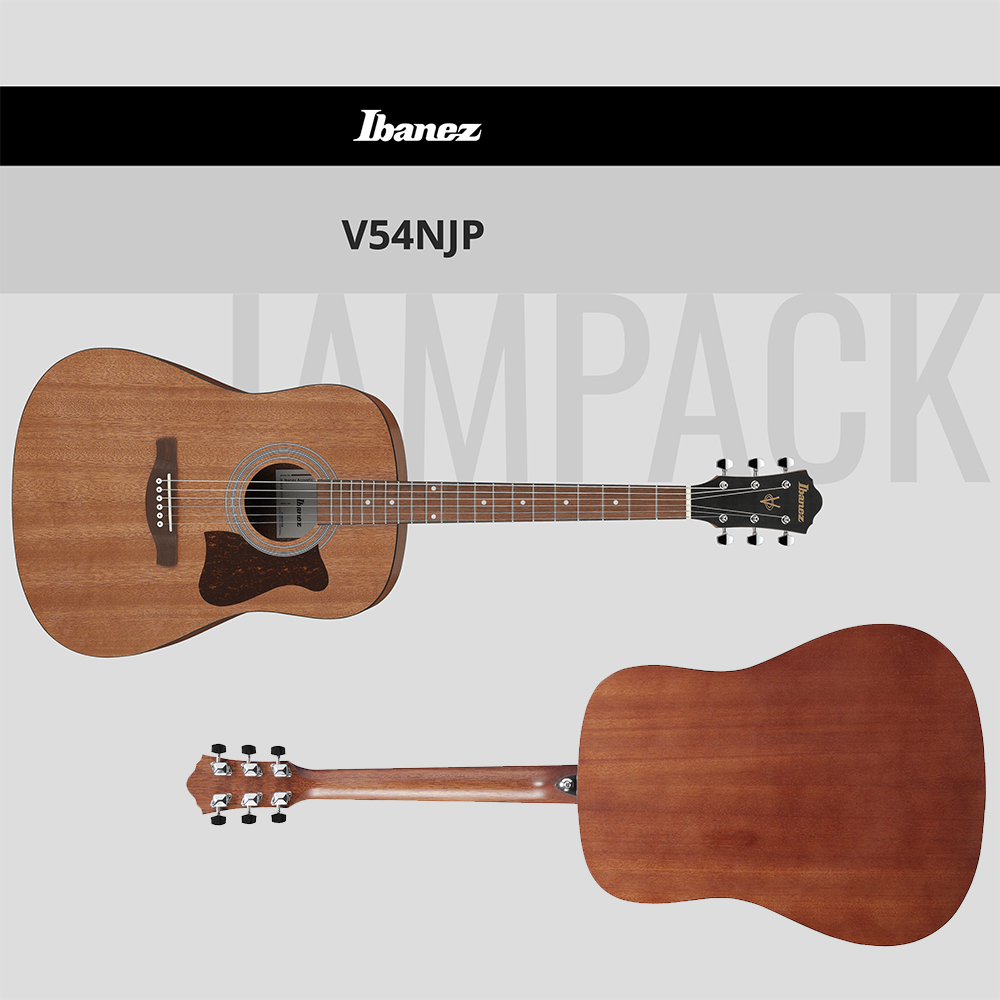 Ibanez 41吋D桶身民謠吉他套組 V54NJP-OPN / 含琴袋、肩帶、匹克、調音器 / 公司貨
