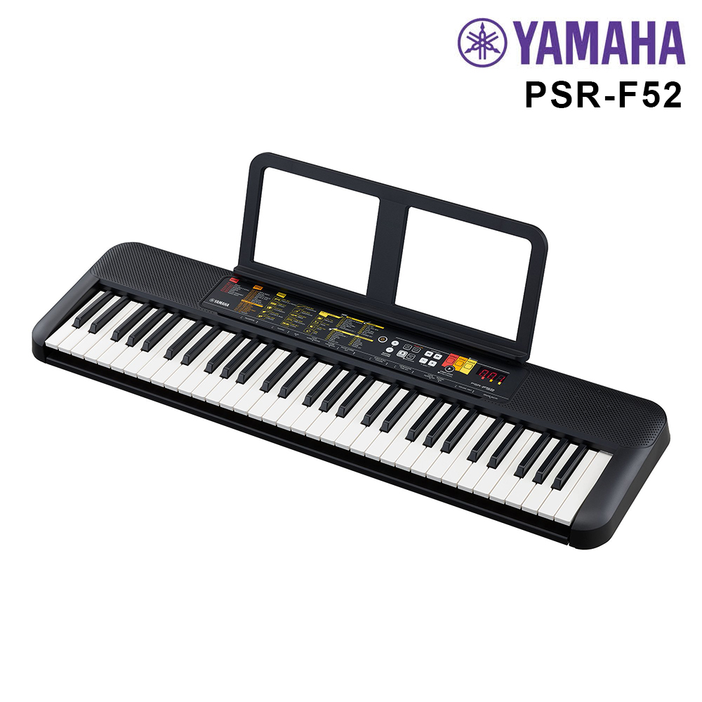 YAMAHA 山葉 PSR-F52 電子琴 61鍵 初學款(自動伴奏/百種音色)