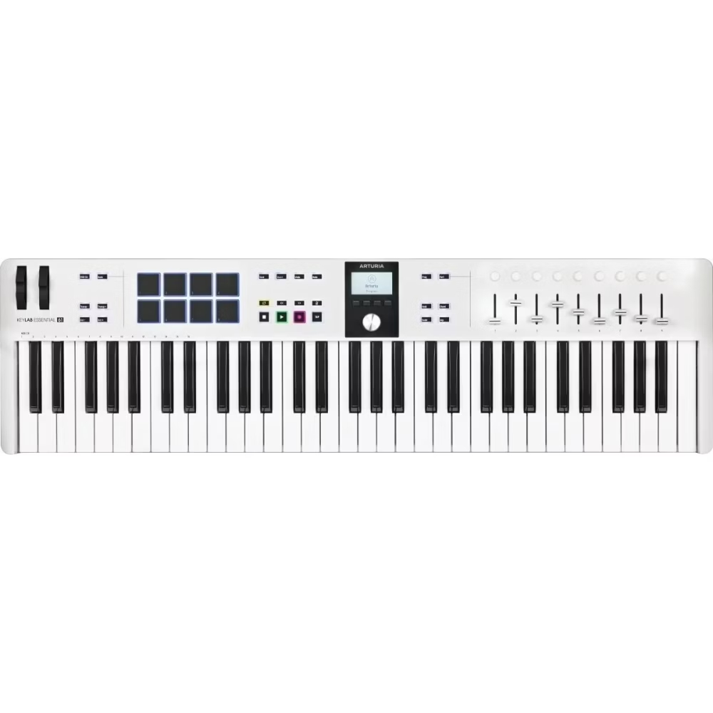 Arturia KeyLab Essential 61 MK3 主控鍵盤 白色