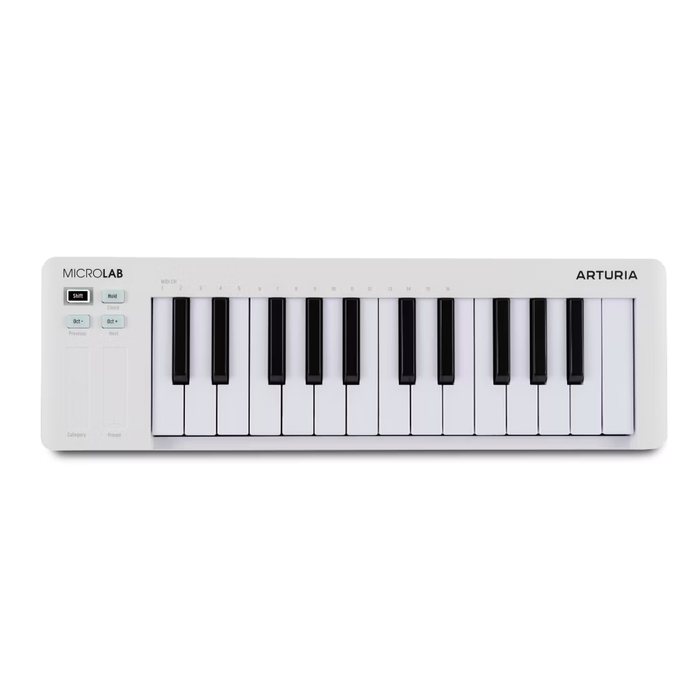 Arturia MicroLab MK3 MIDI主控鍵盤 白色