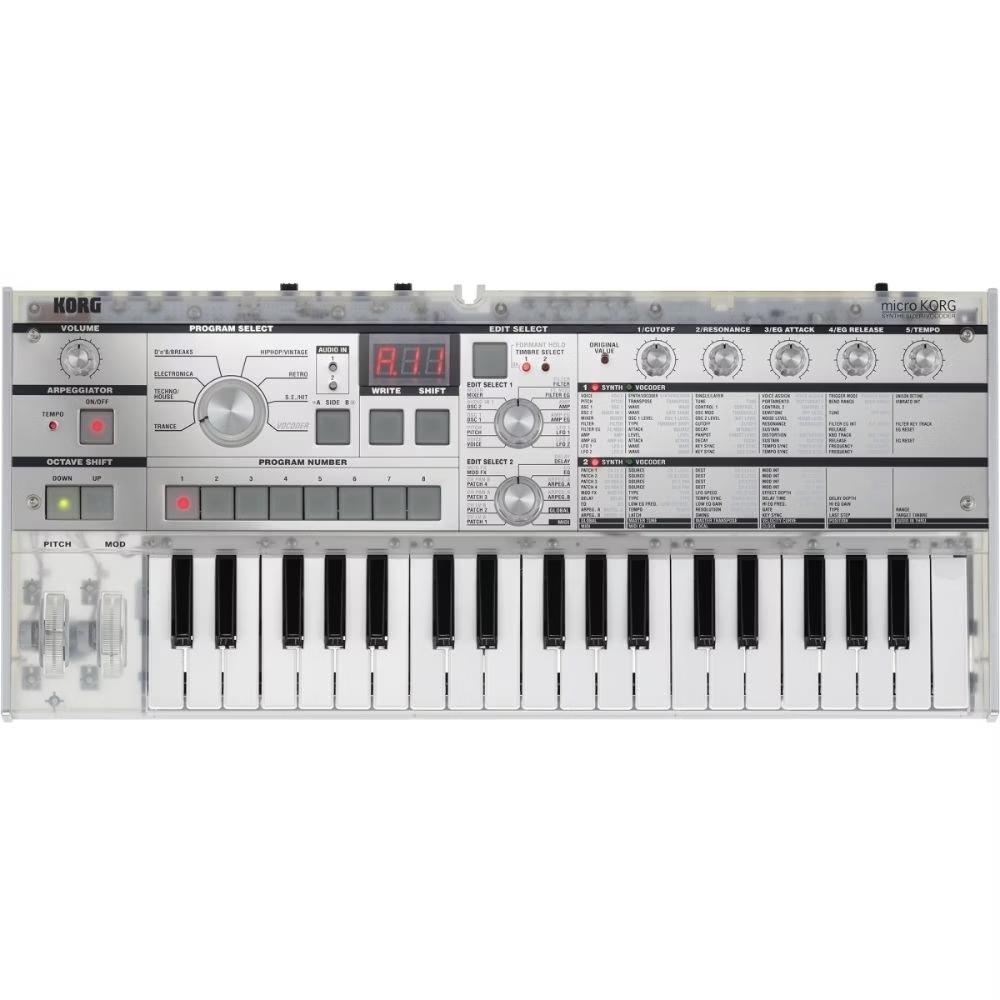 KORG microKORG - CR 類比建模合成器及聲碼器（限量水晶色）