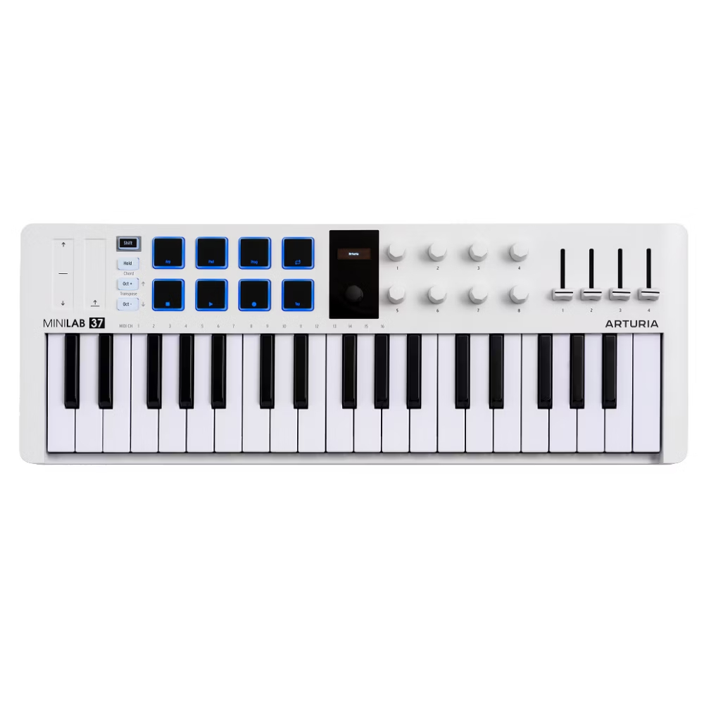 Arturia MiniLab MK3 37 White MIDI主控鍵盤(白色)