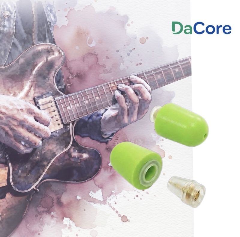 DaCore 透氣式音樂耳塞/去除噪音雜質、還原純粹音樂本質