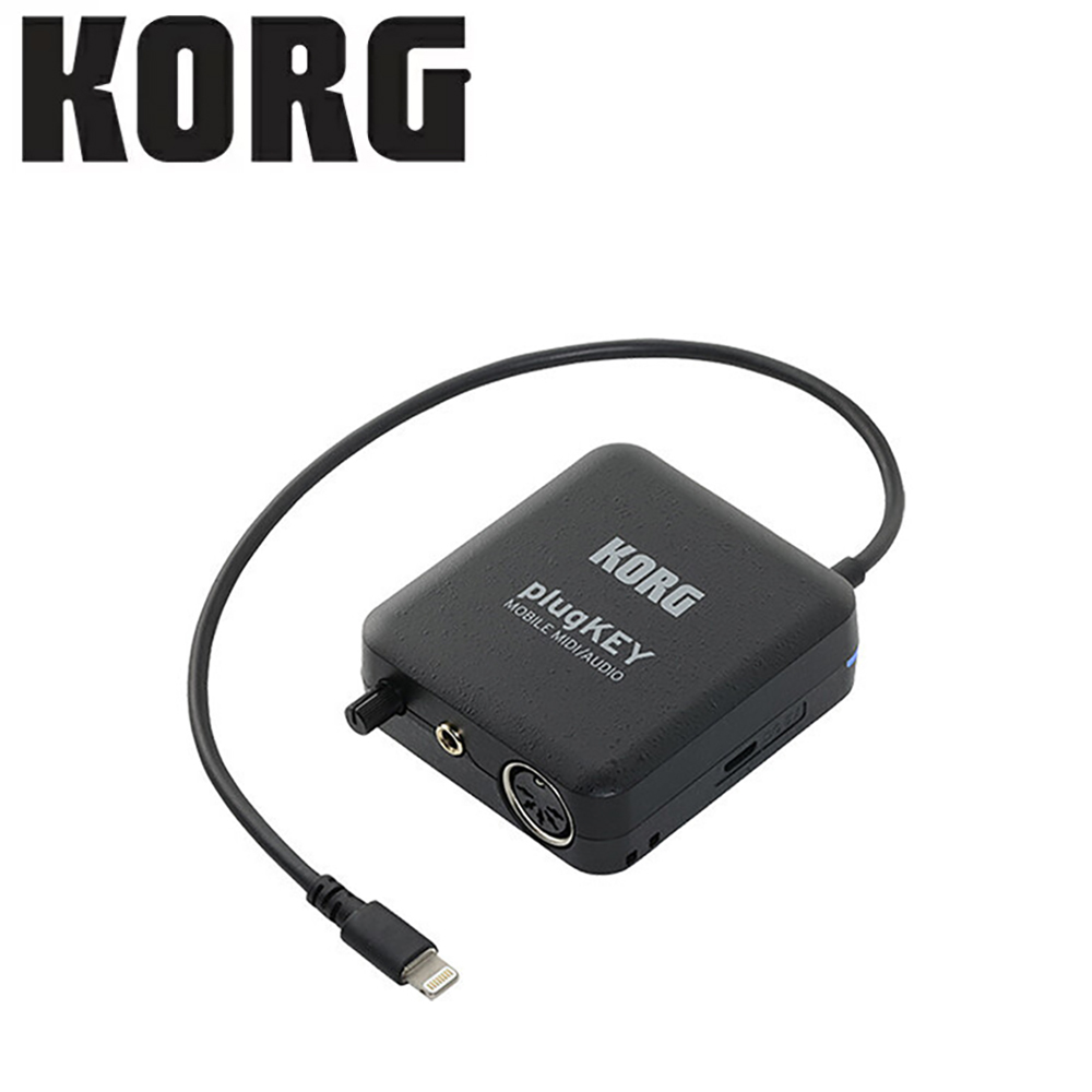 KORG plugKEY 行動MIDI音訊介面 黑色款 / 公司貨