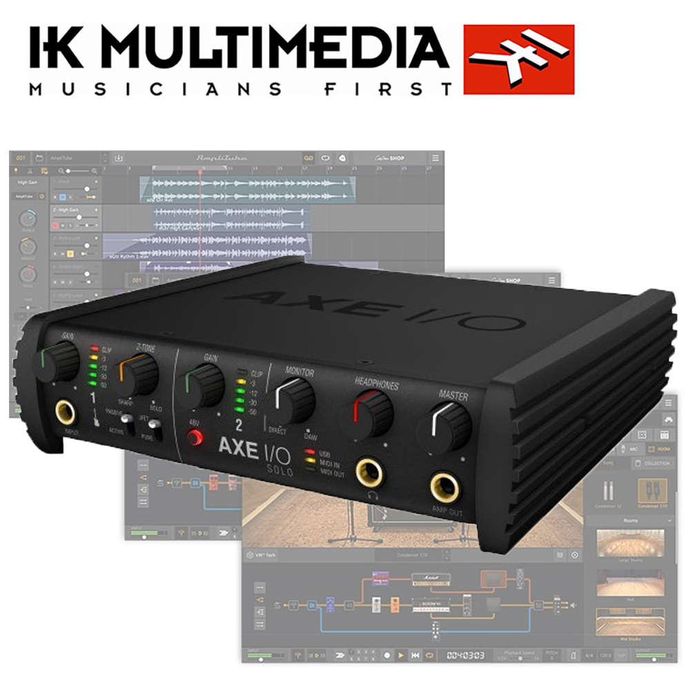 iRig 『IK Multimedia』AXE I/O Solo 數位類比錄音介面 / 公司貨