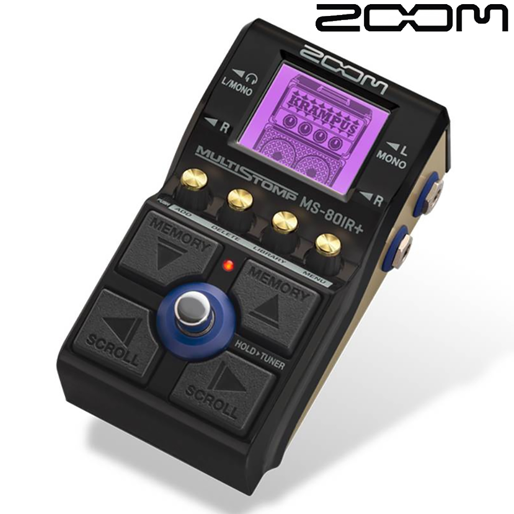 Zoom 單顆型綜合音箱模擬效果器 MS-80IR+ / 公司貨保固