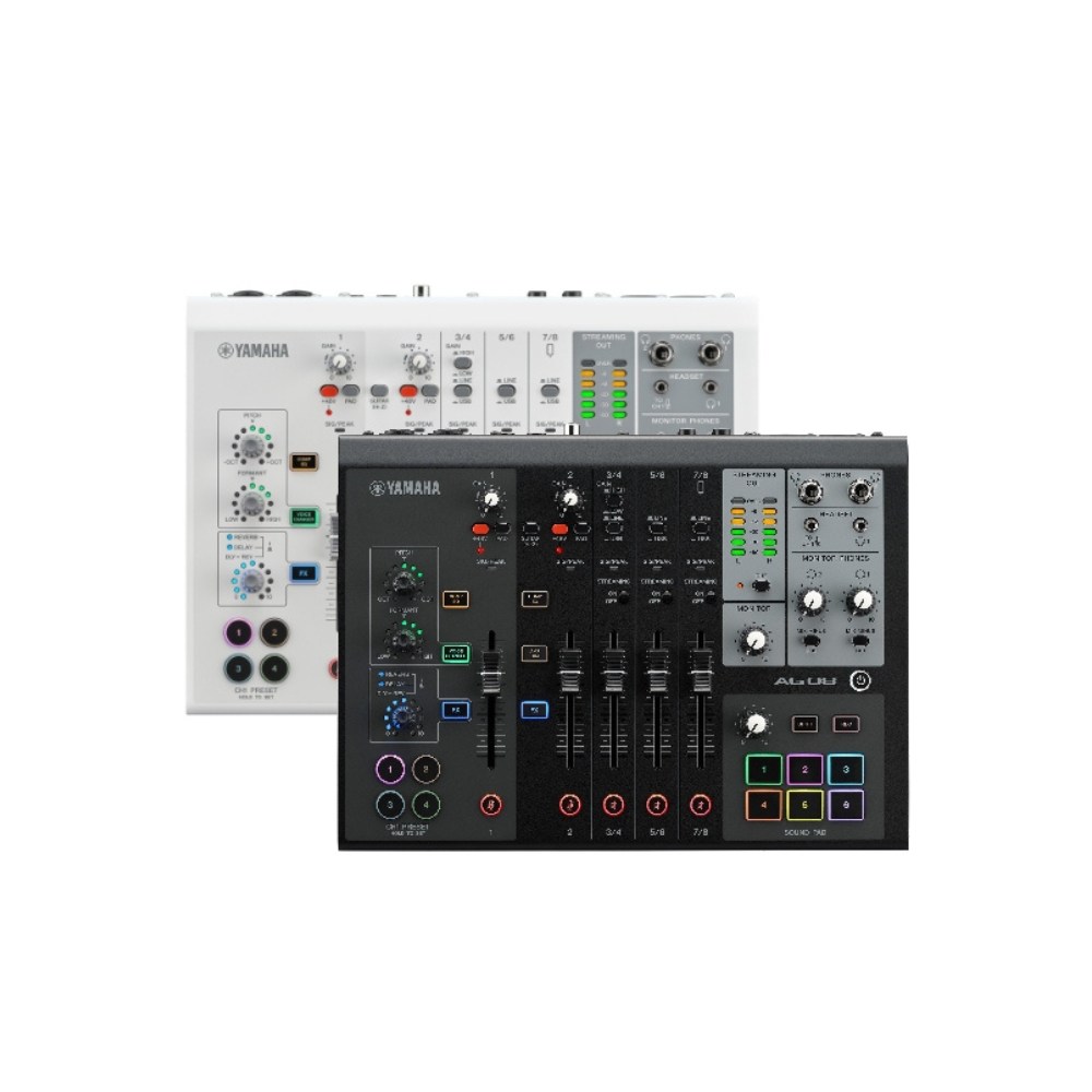 YAMAHA 山葉 AG08 專業 USB 錄音介面 混音器 黑 / 白色款(原廠公司貨 商品保固有保障)