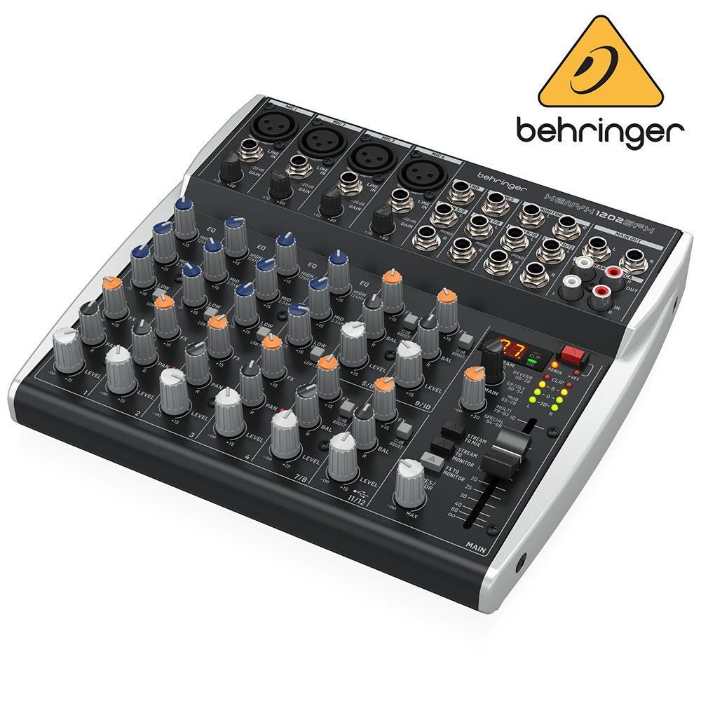 『Behringer 耳朵牌』1202SFX 類比混音器 / 錄音介面直播神器 / 公司貨