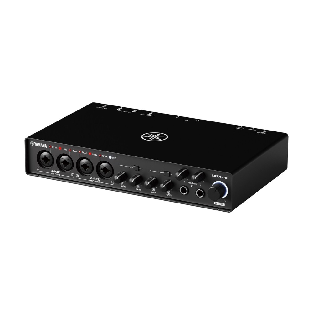 YAMAHA 山葉 URX44C 6進4出 專業級 USB-C/MIDI 錄音介面 硬體級 DSP X 獨立 MIDI 純金屬抗噪(原廠公司貨有保固)