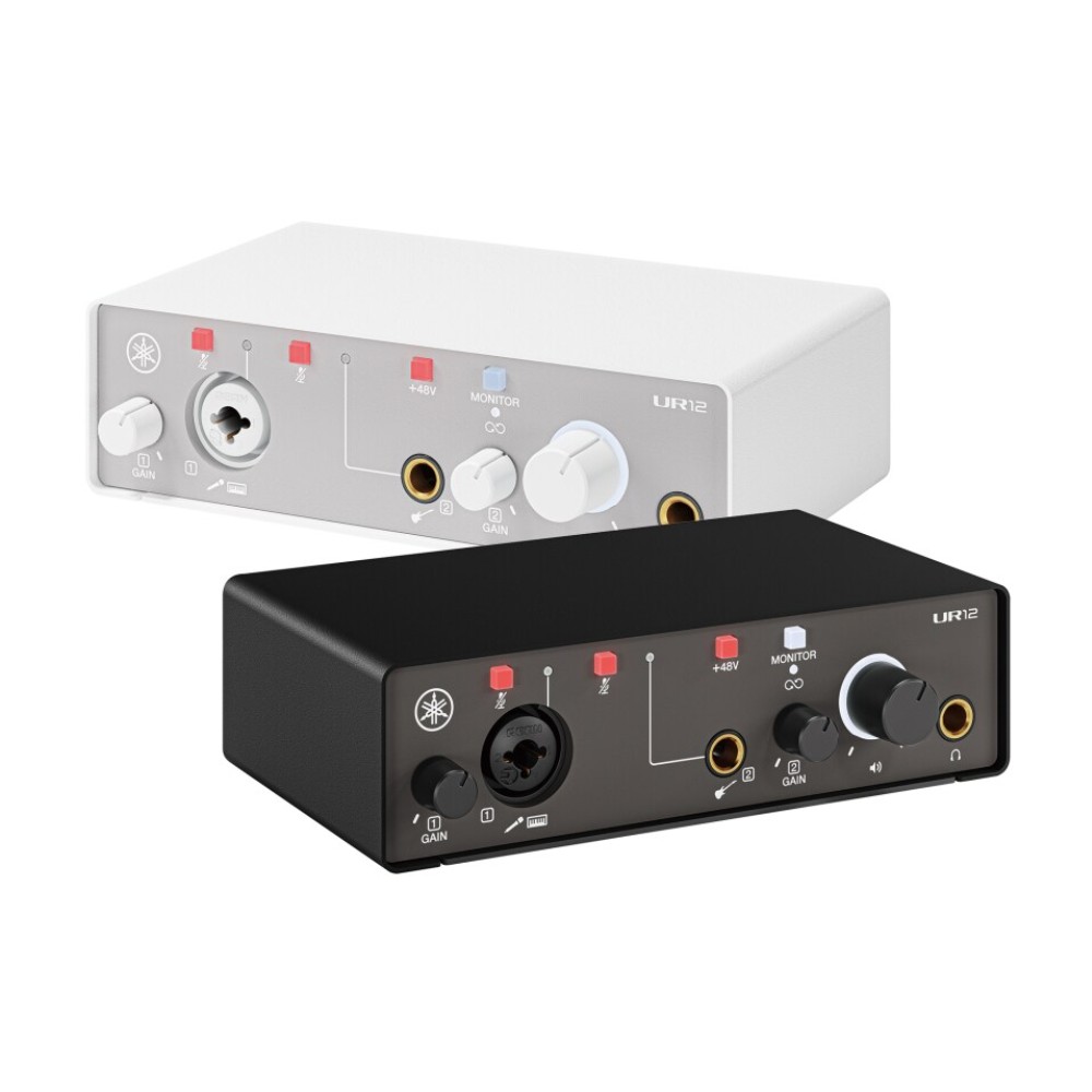 YAMAHA 山葉 UR12 MK3 錄音介面!個人直播 音樂宅錄 升級 USB-C 一鍵靜音與 Loopback 外掛(原廠公司貨有保固)