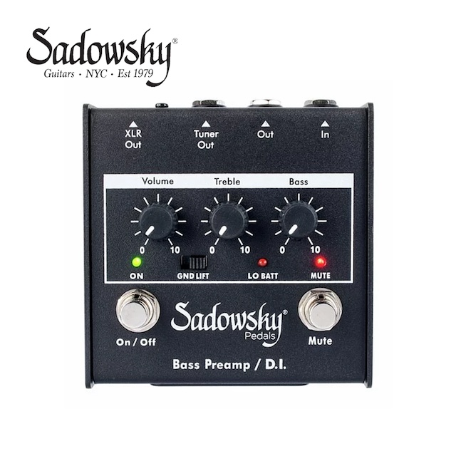 Sadowsky SBP-1 Bass Preamp / DI 前級效果器