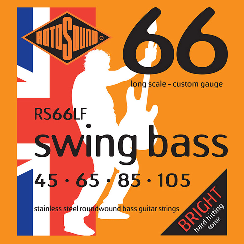 ROTOSOUND RS66LF 電貝斯弦｜45-105｜不鏽鋼纏繞｜英國製｜Bass Strings