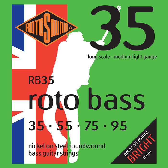 ROTOSOUND RB35 電貝斯弦｜35-95｜鍍鎳纏繞｜英國製