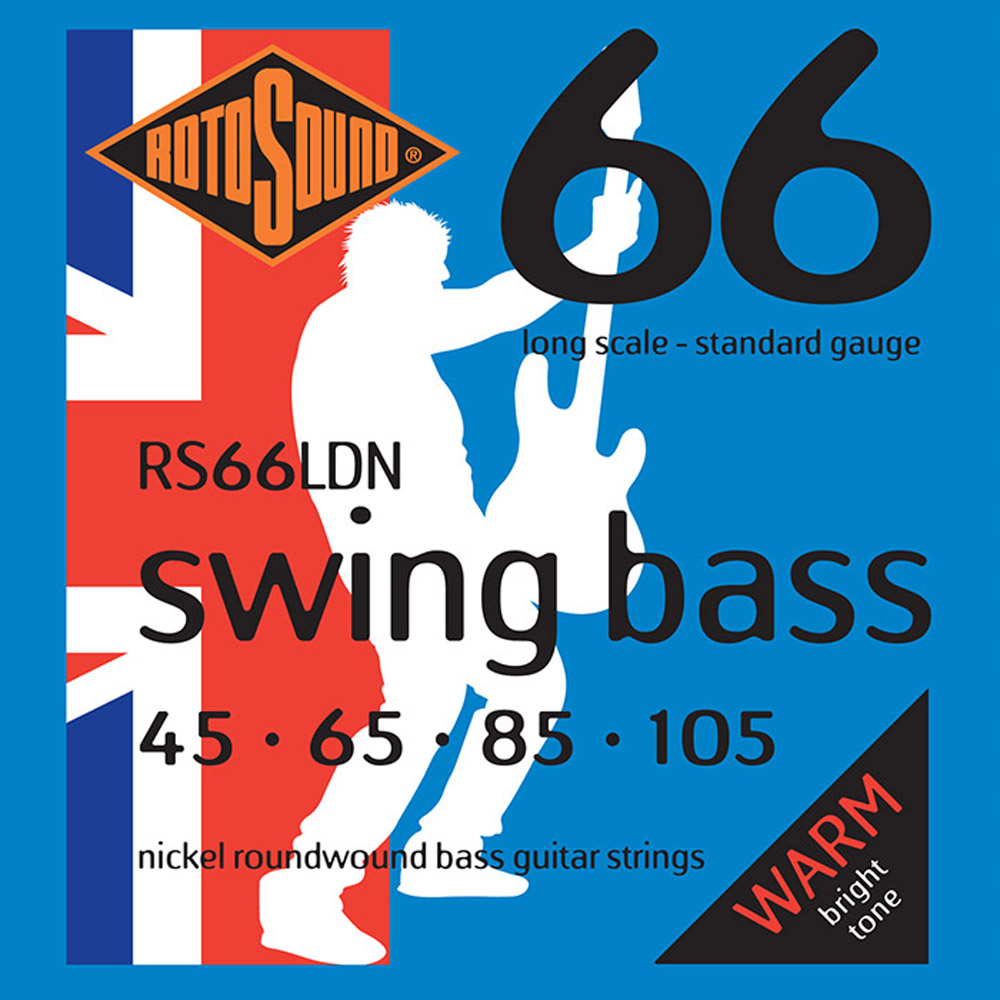 ROTOSOUND RS66LDN 電貝斯弦｜45-105｜鍍鎳纏繞｜英國製｜Bass Strings