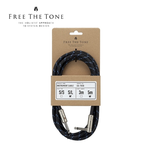 FREE THE TONE CU-7030 S/L 樂器編織導線 5米