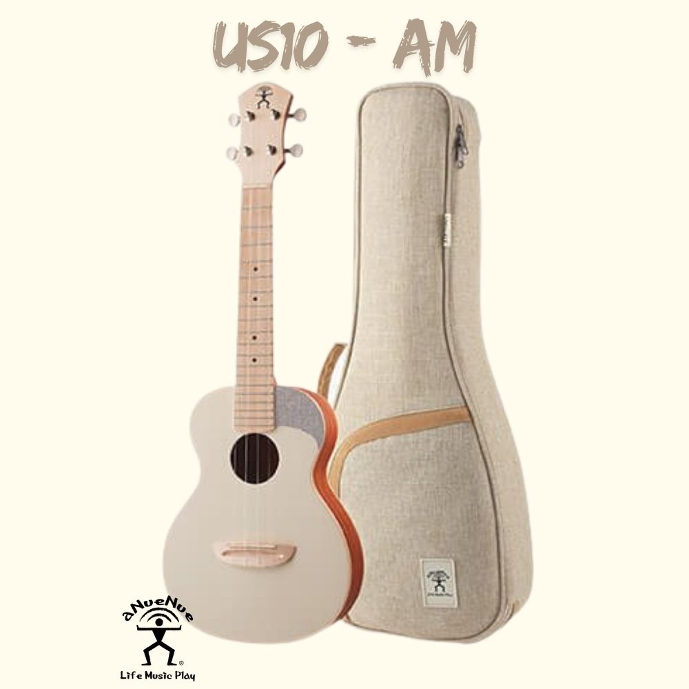 aNueNue US-10 AM 杏奶白 色彩系列 21吋 面單烏克麗麗 原聲款 全台獨家,國小生適用 原廠公司貨附調音器 有保固