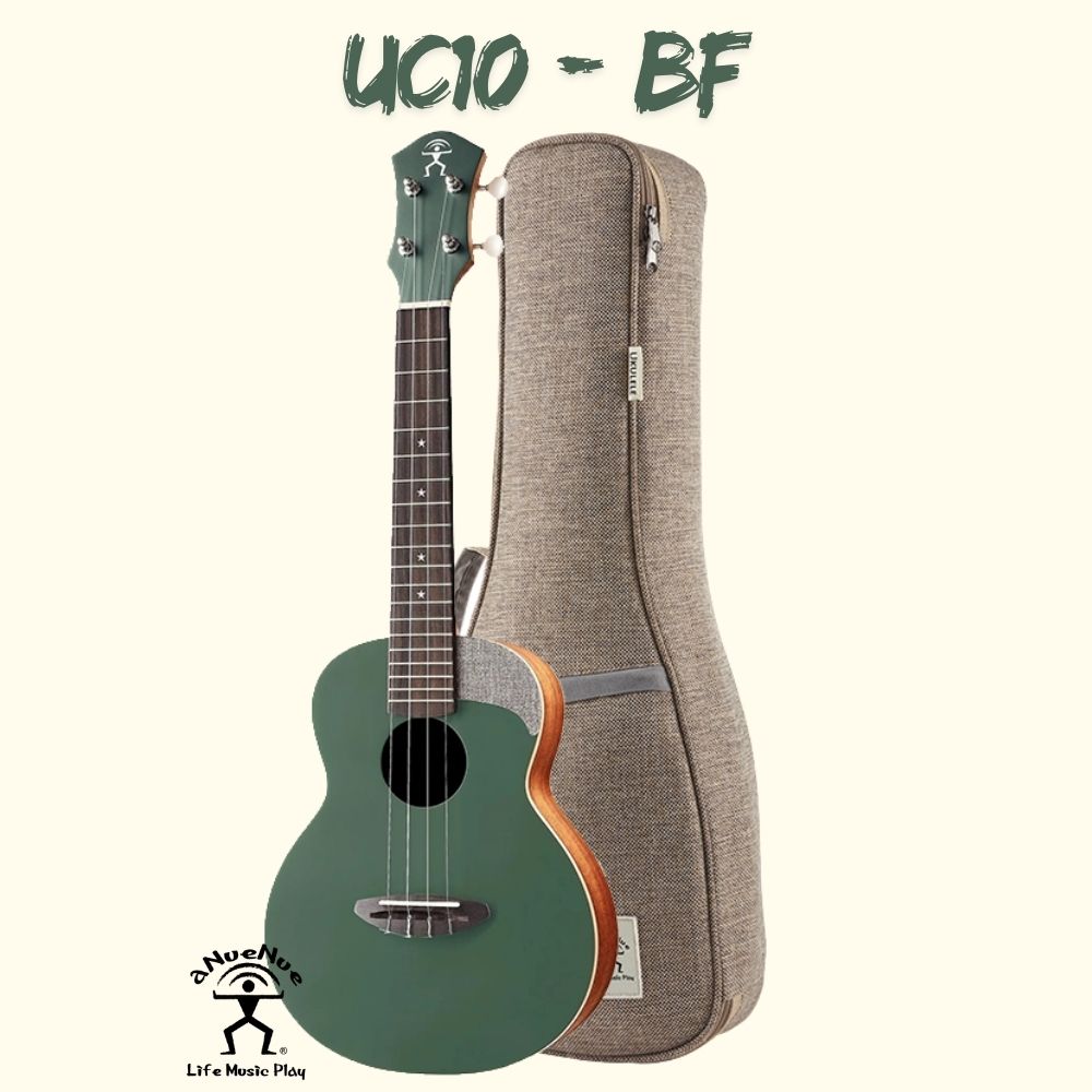 aNueNue UC-10 BF 森林綠 23吋 面單烏克麗麗 原聲款 (附原廠琴袋 配件包 調音器 移調夾) 原廠保固