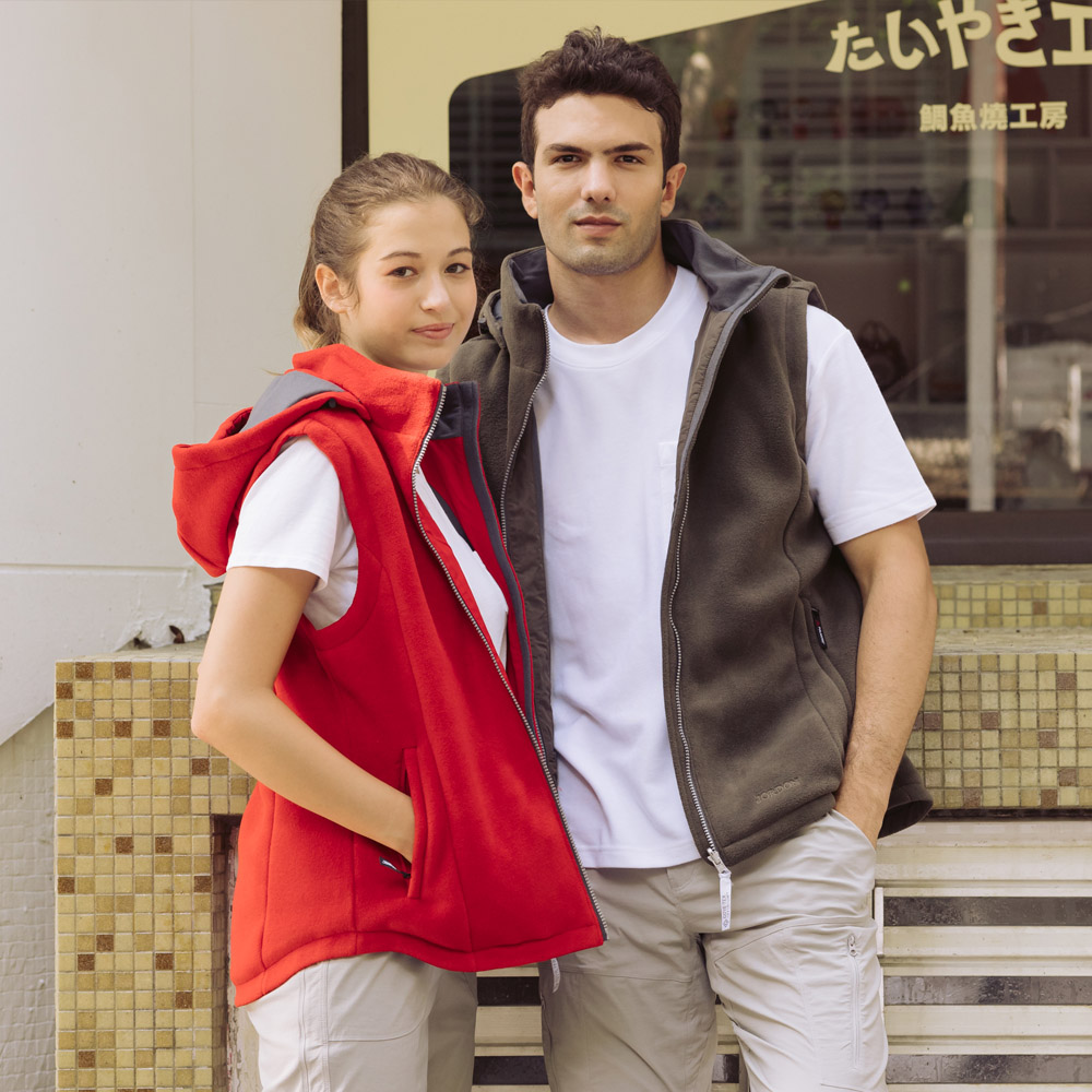 JORDON 橋登 WINDSTOPPER+POLARTEC 防風保暖背心