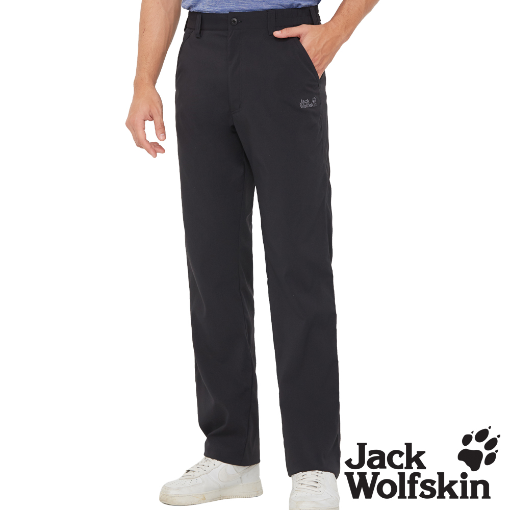 Jack Wolfskin 男 極簡率性休閒長褲 登山褲『黑』
