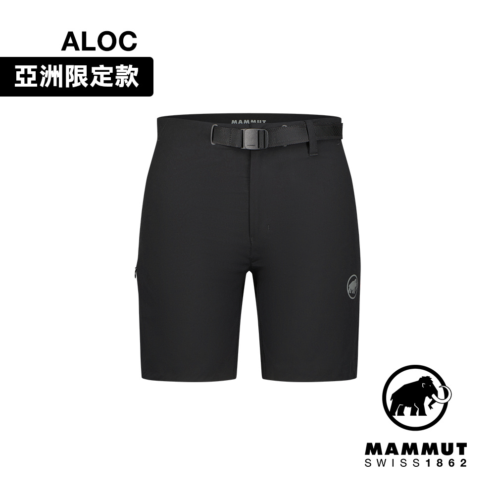 MAMMUT 長毛象 Trekkers 3.0 Shorts AF W 健行防潑水短褲 黑色 女款 #1023-00483