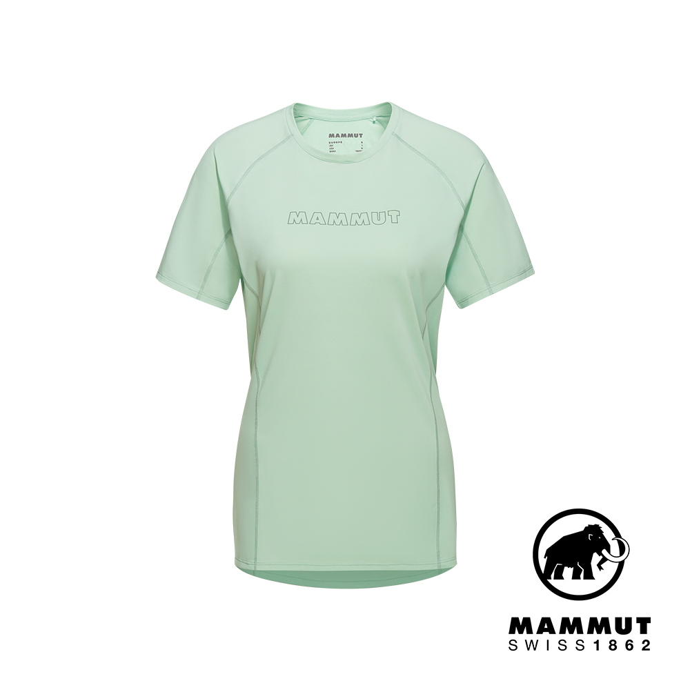 MAMMUT 長毛象 Selun FL Logo T-Shirt W 機能LOGO短袖T恤 薄荷綠 女款 #1017-05060