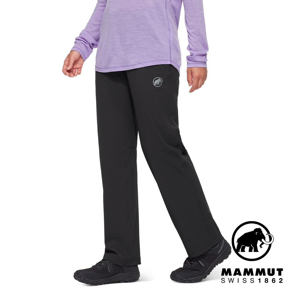 MAMMUT 長毛象 Hiking V Pants Women 防曬彈性健行長褲 黑色 女款 #1022-02530