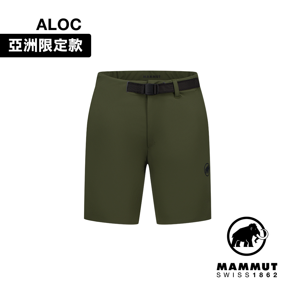 MAMMUT 長毛象 Trekkers 3.0 Shorts AF W 健行防潑水短褲 深沼澤綠 女款 #1023-00483