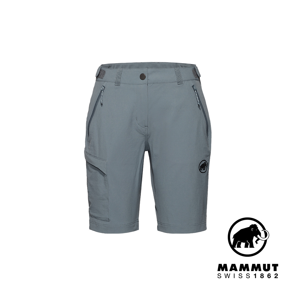 MAMMUT 長毛象 Runbold IV Shorts W 防曬彈性健行短褲 地層灰藍 女款 #1023-01200