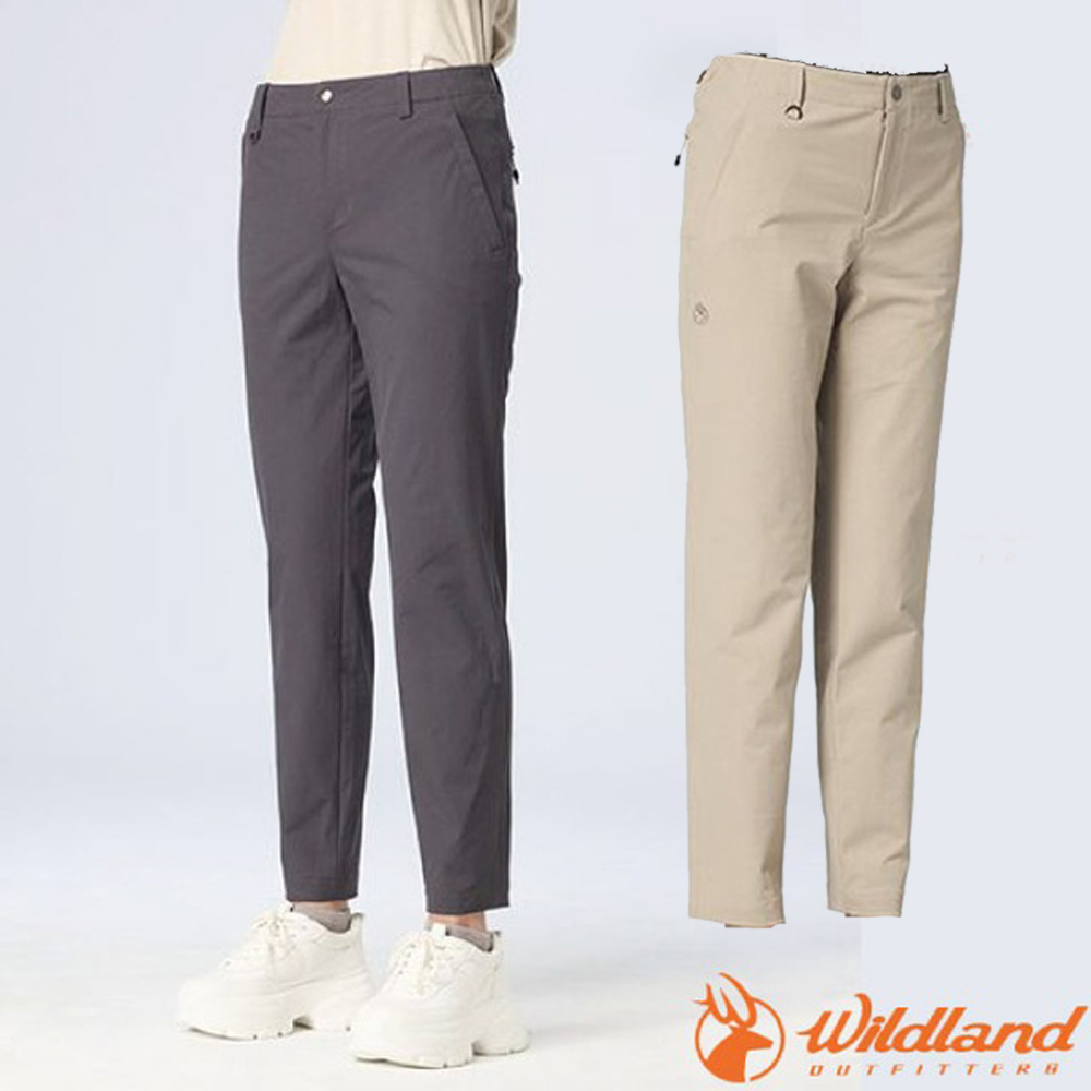 WILDLAND 荒野 女 四彈防潑水三季功能褲.休閒運動褲/四向高彈性纖維.WATER REPELLENT 防潑水/ 0B32301