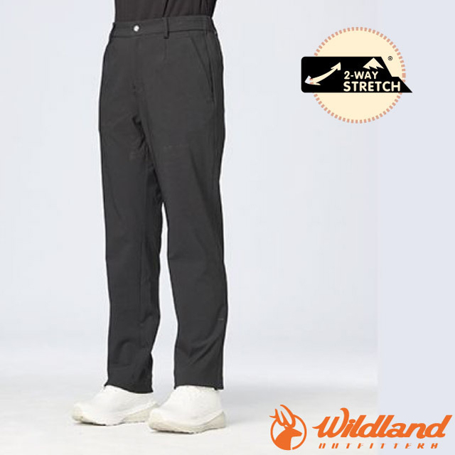 WILDLAND 荒野 女 美麗諾羊毛彈性直筒旅遊褲.機能保暖長褲.登山健行褲.休閒運動褲/ 0B52319