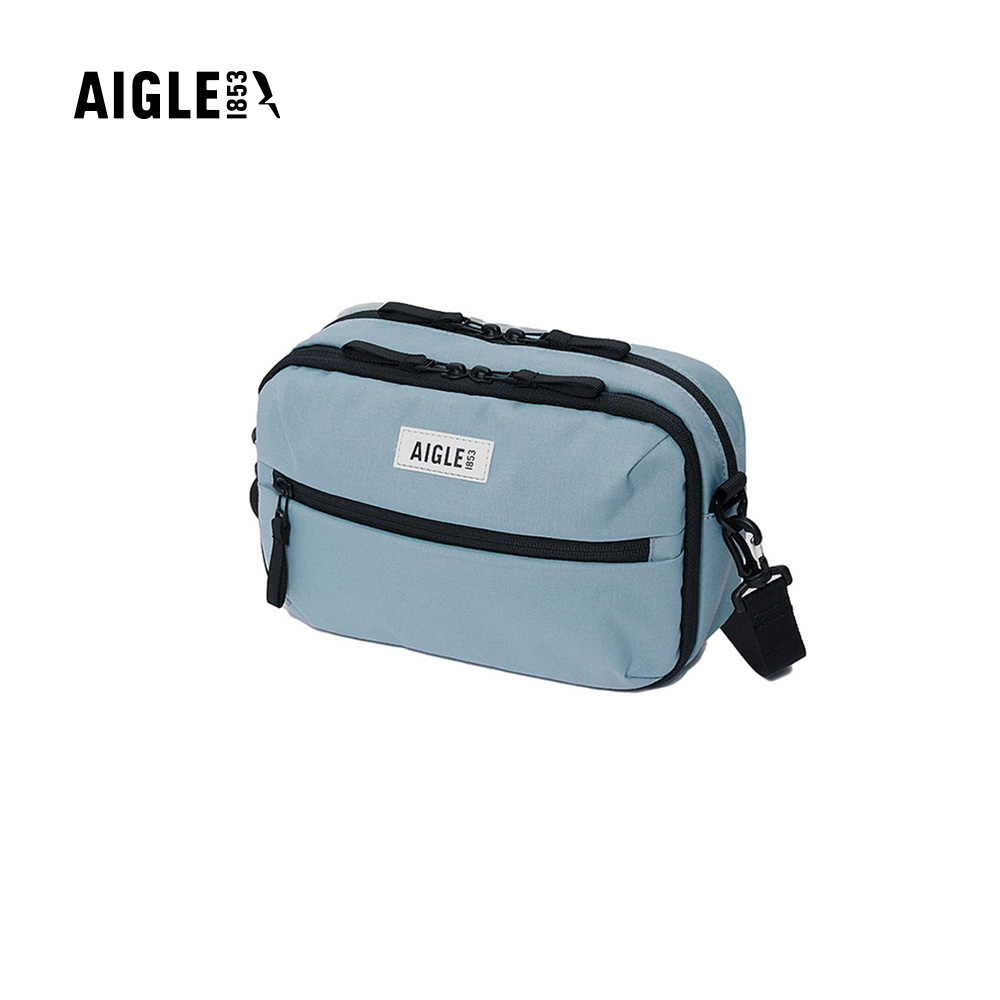 AIGLE 防潑休閒側背包 3L|AG-4P504A049 淡藍(斜背包 防潑水斜背包 側肩背包 小包)