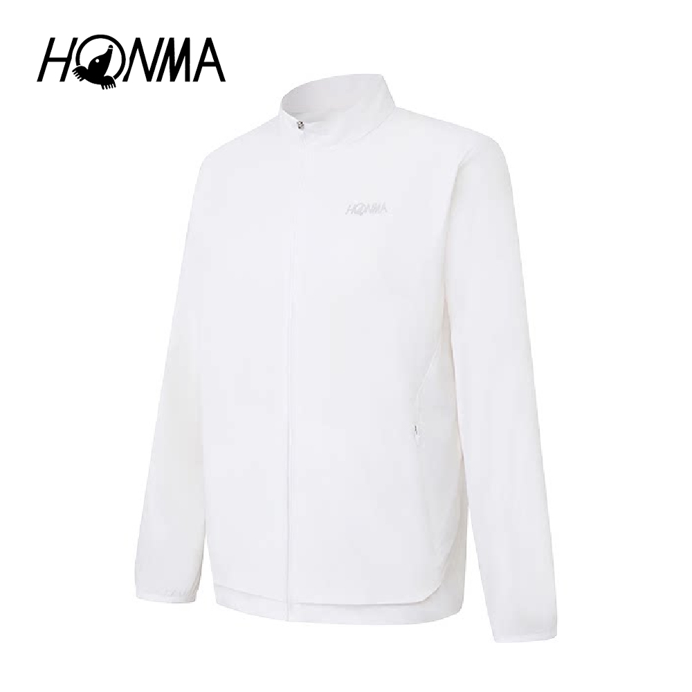 HONMA 本間高爾夫 男款拉鍊運動外套 2026春夏新款 日本高爾夫品牌(L-XXL白色 任選HMMC302R388)