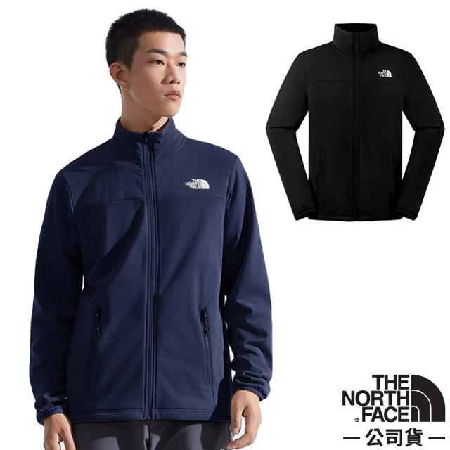 The North Face 北面 男 CEDAR TRAIL GRID FLEECE 保暖抓絨立領外套.刷毛夾克/ 8FJ2