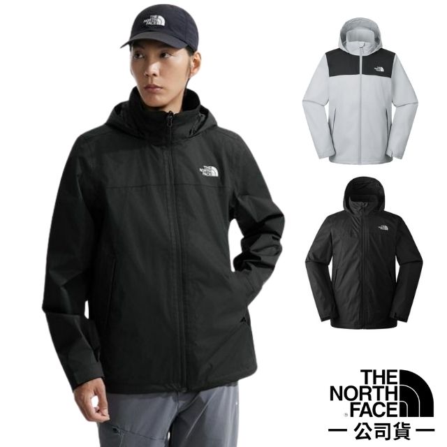 【The North Face 】男NEW SANGRO DRYVENT 輕薄款防風防水透氣可調節連帽外套風衣夾克可收納風帽登山健行 88FR