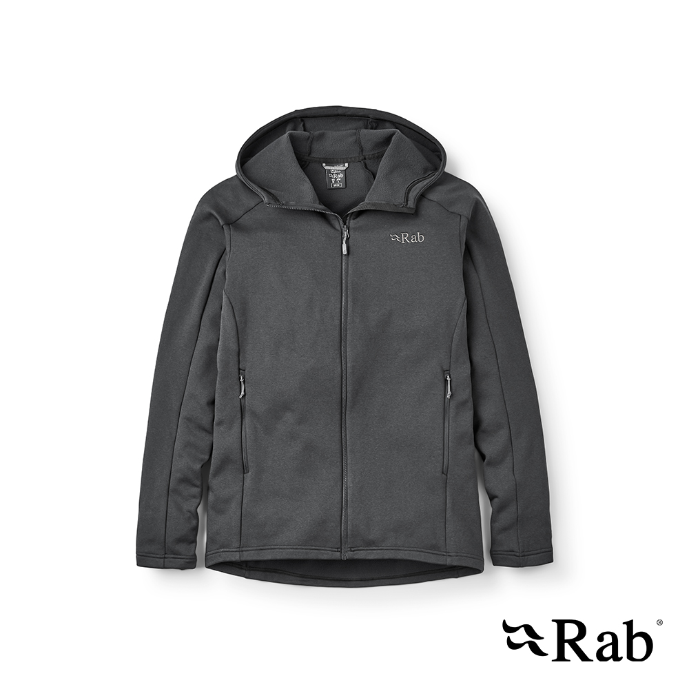 RAB Covex Hoody 保暖透氣刷毛連帽外套 黑色 男款 #QFG48
