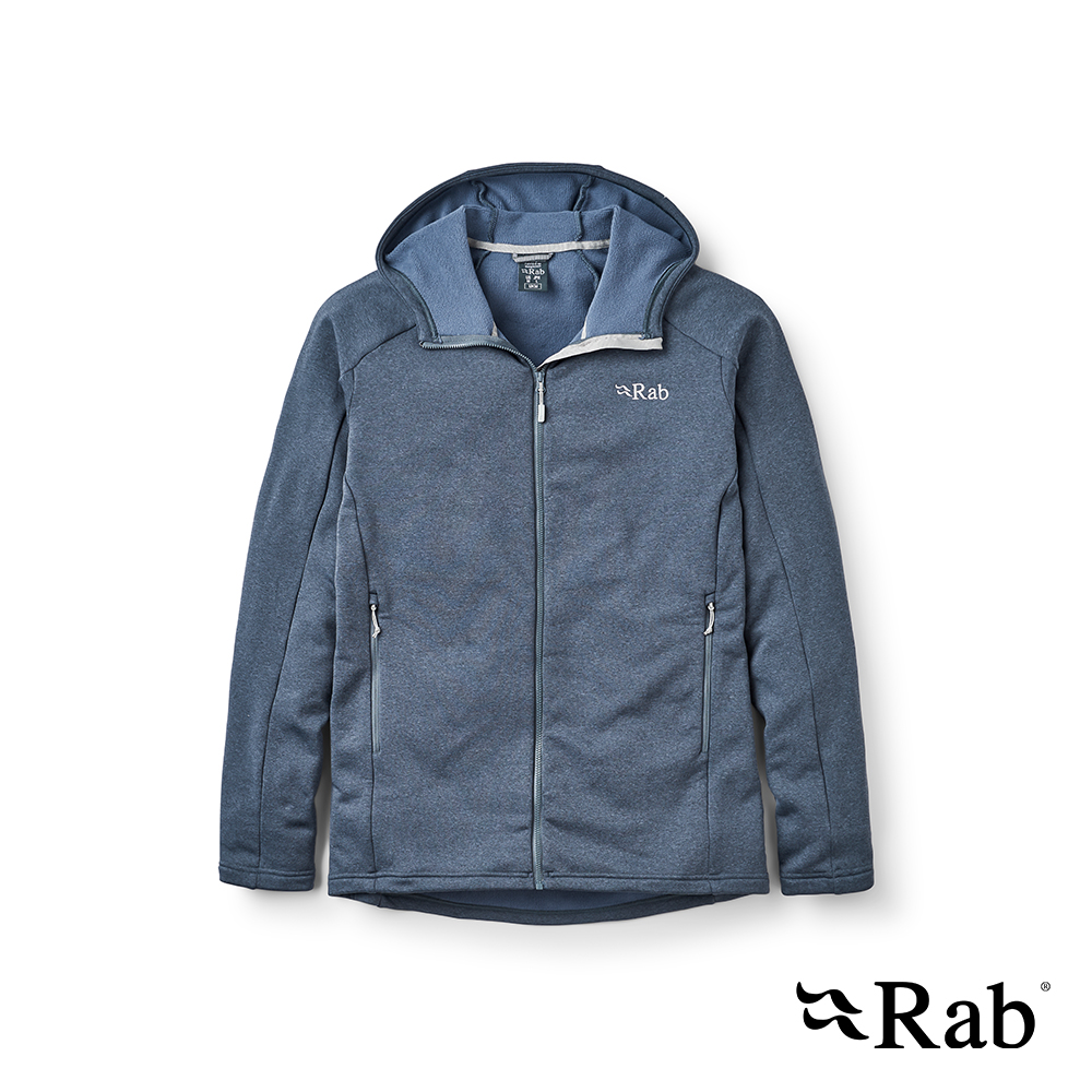 RAB Covex Hoody 保暖透氣刷毛連帽外套 鋼鐵藍 男款 #QFG48
