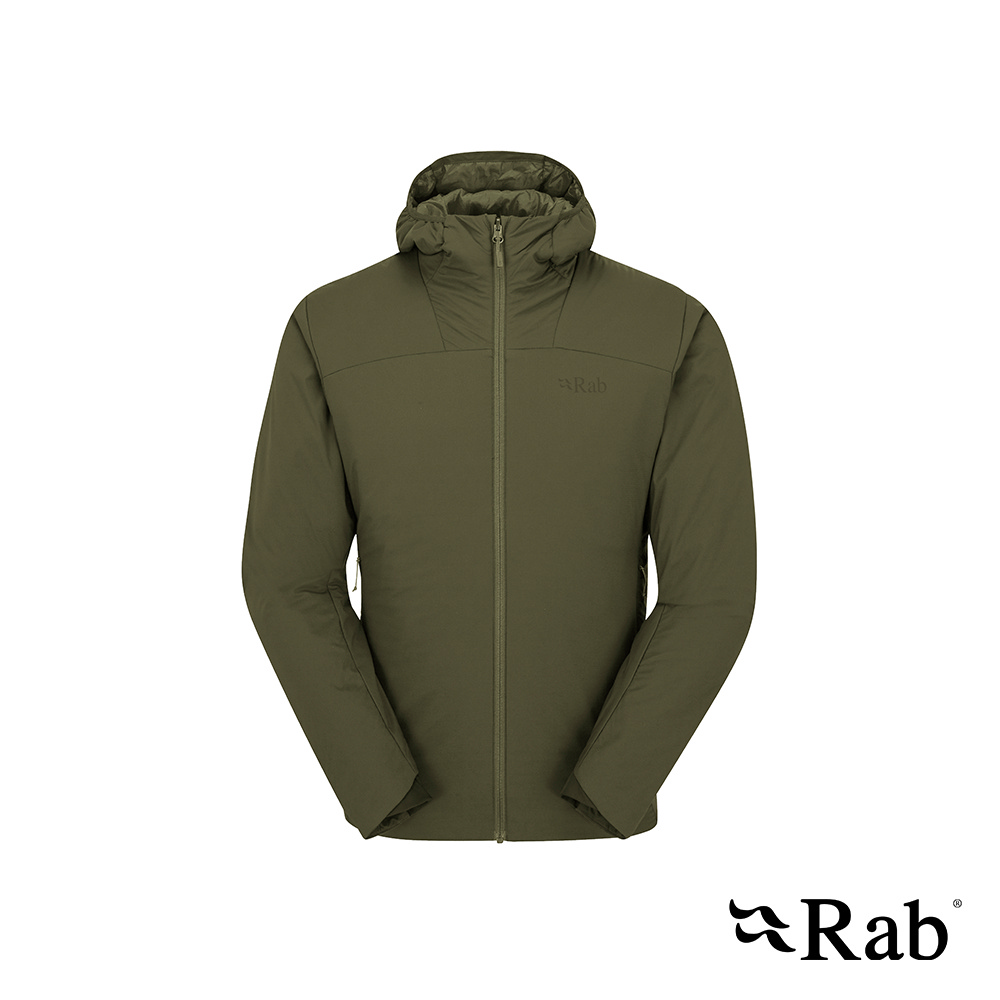 RAB Xenair Alpine Jacket 輕量防風透氣化纖連帽外套 男款 橄欖綠 #QIP17