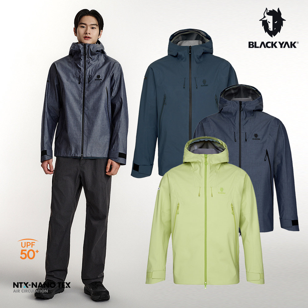 BLACKYAK 男 AWC NTX高透氣防水外套(3色)-透氣孔 重點防水 防水外套 連帽外套 BYFB1MJ103