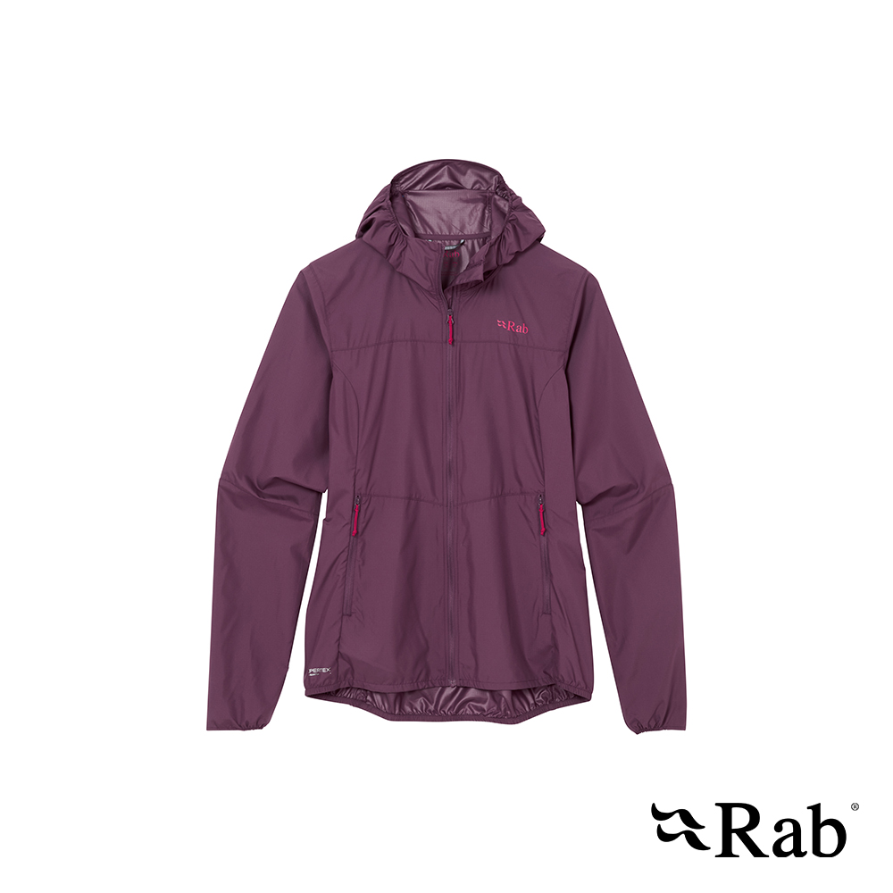 RAB Windgather Hoody Wmns 輕量防風連帽外套 女款 桑葚紫 #QWS85