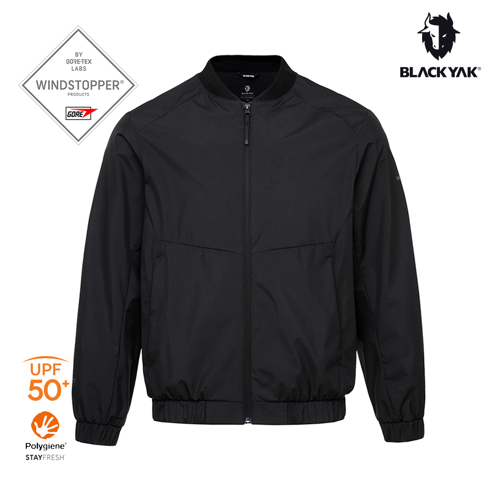 BLACKYAK 男 ZAO GORETEX WSP防風外套(黑色)-透氣防曬 防潑水 抑菌抗臭 防曬外套 BYFB1MJ006