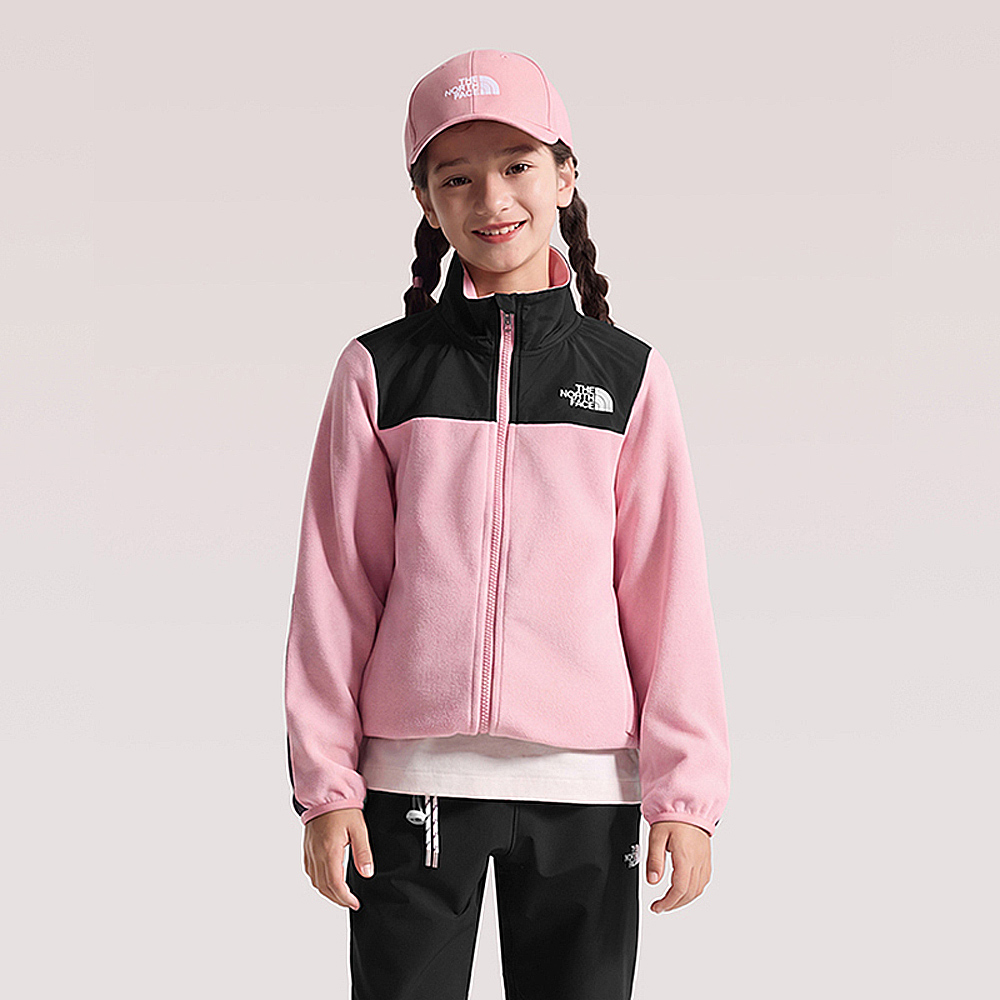 The North Face 北面 TEEN F/Z FLEECE ELBOW PATCH JACKET - AP 中大童 刷毛外套 NF0A8J7H0EV