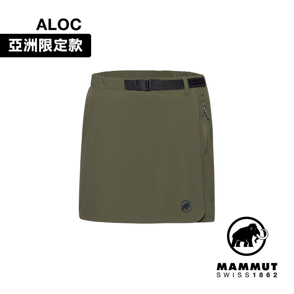 MAMMUT 長毛象 Trekkers Wrap Skort AF Women 日系戶外褲裙 女款 深沼澤綠 #1023-01090