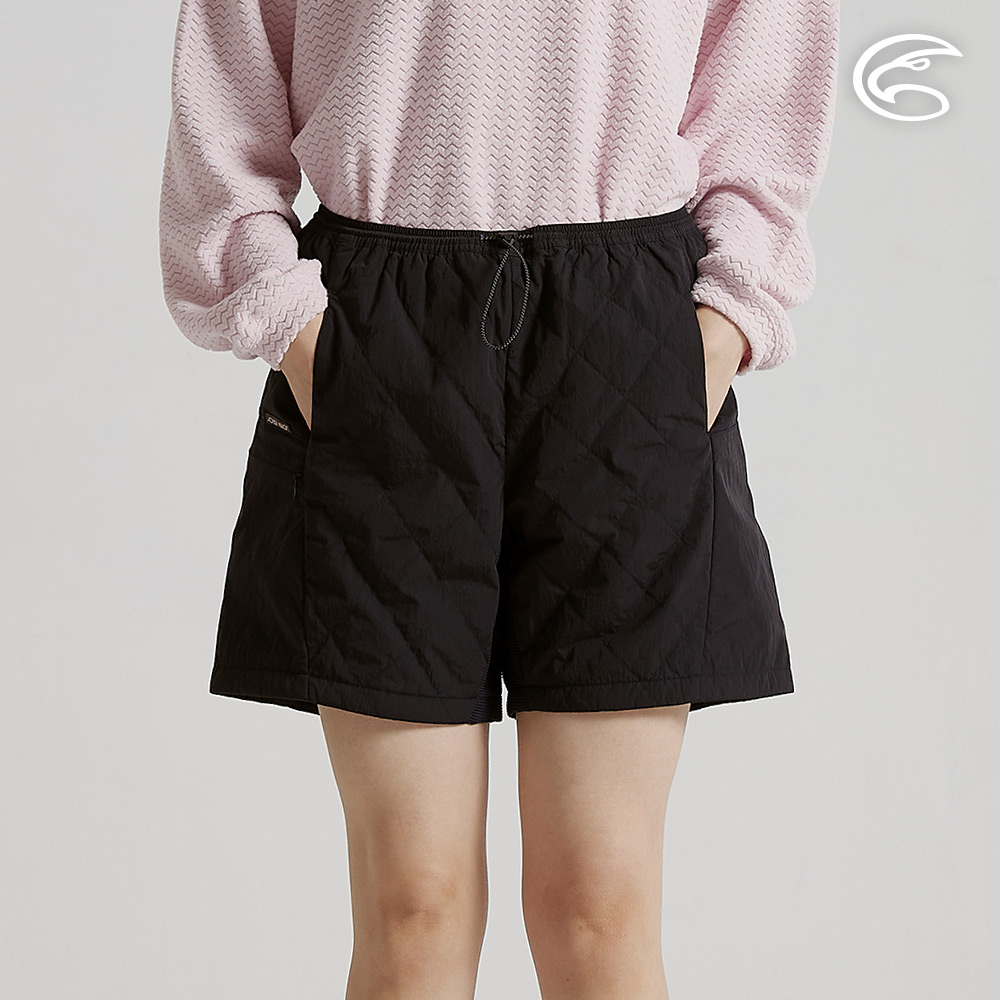 ADISI 女SMAWARM海洋溫控超撥水穿搭保暖短褲 AP2521058 宇宙黑 (S-2XL)|防潑水 蚵技棉 抗靜電 穿搭褲