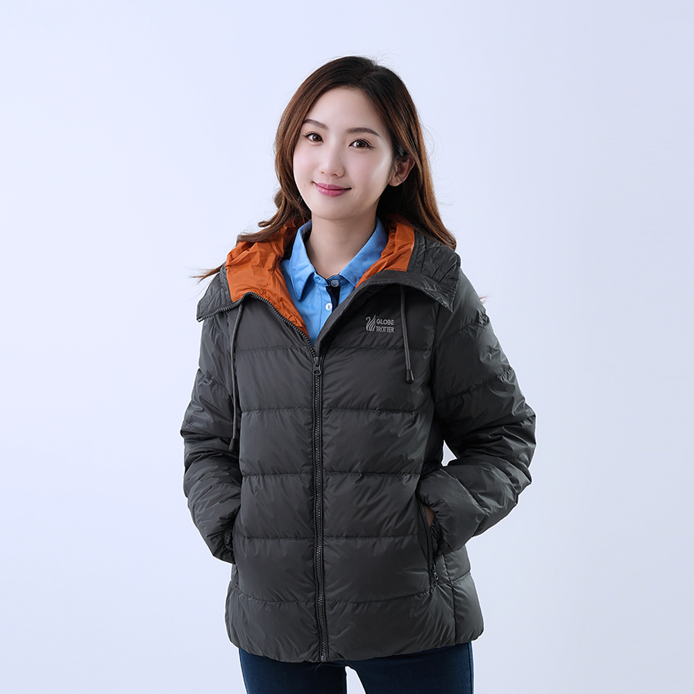 女款親子款防風防潑水保暖羽絨外套 GJ22039 深灰 ( XXS-3L )