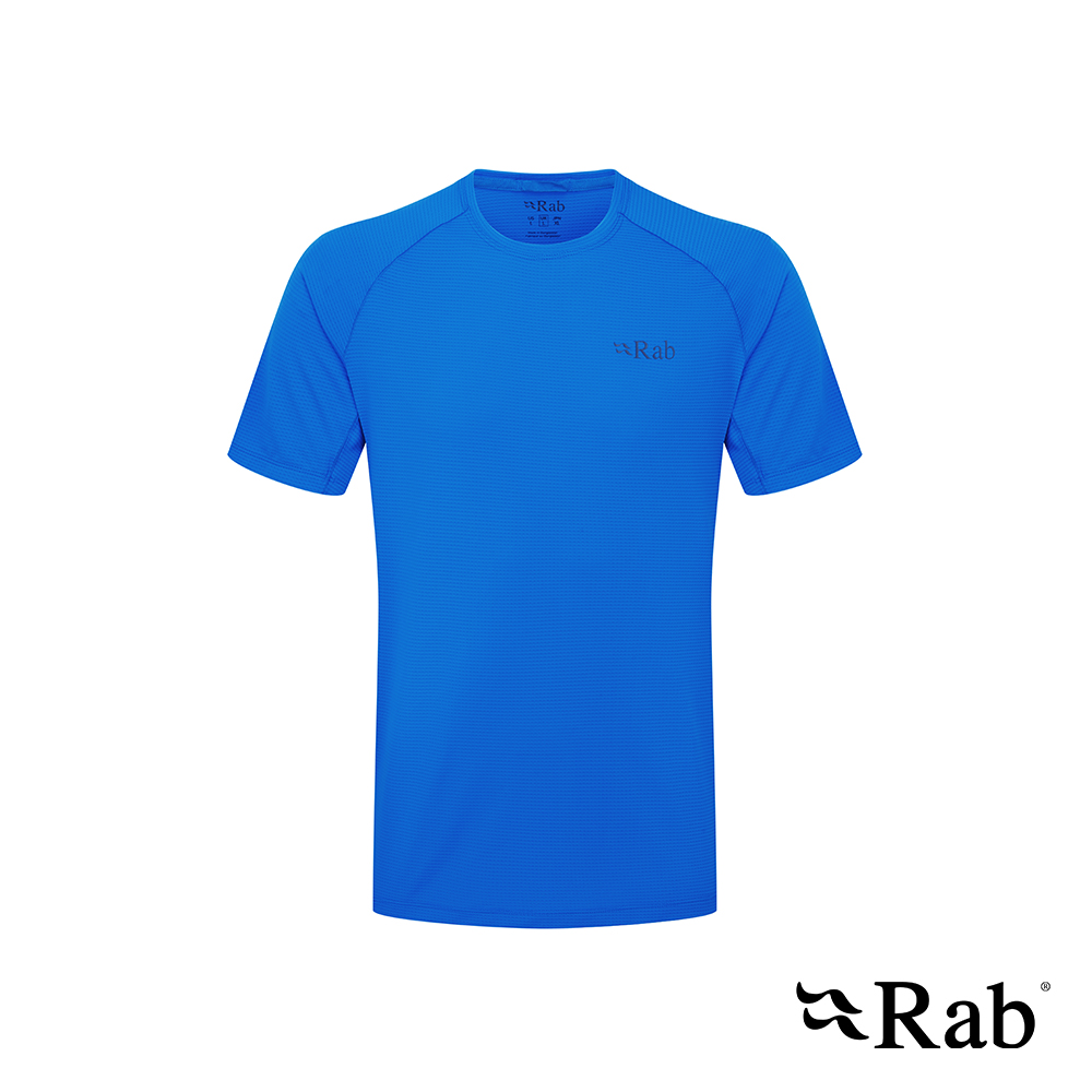 RAB 【英國 】Sonic Tee 短袖透氣排汗衣 男款 瑪雅藍 #QBL01