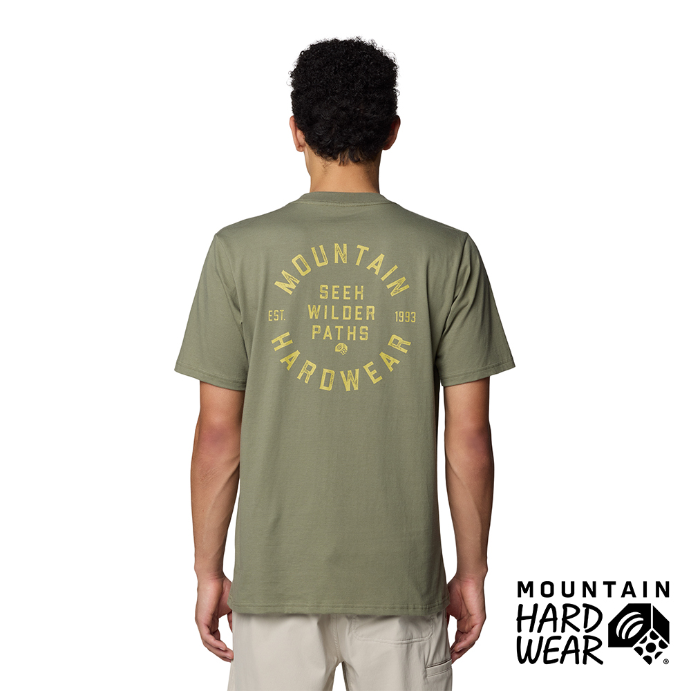 Mountain Hardwear MHW Circle Short 透氣針織棉LOGO短袖T恤 油橄欖綠 男款 #2110741