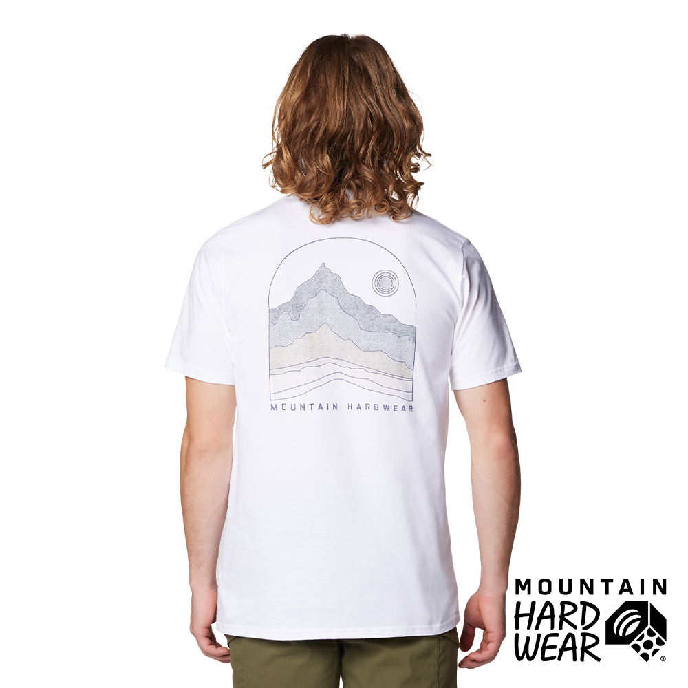 Mountain Hardwear Mountain Sunset Short Sleeve 針織棉山脈日落短袖T恤 男款 白色 #2110781