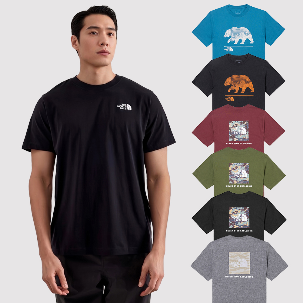 The North Face 北面 印刷Logo圖案短袖T恤-多色選